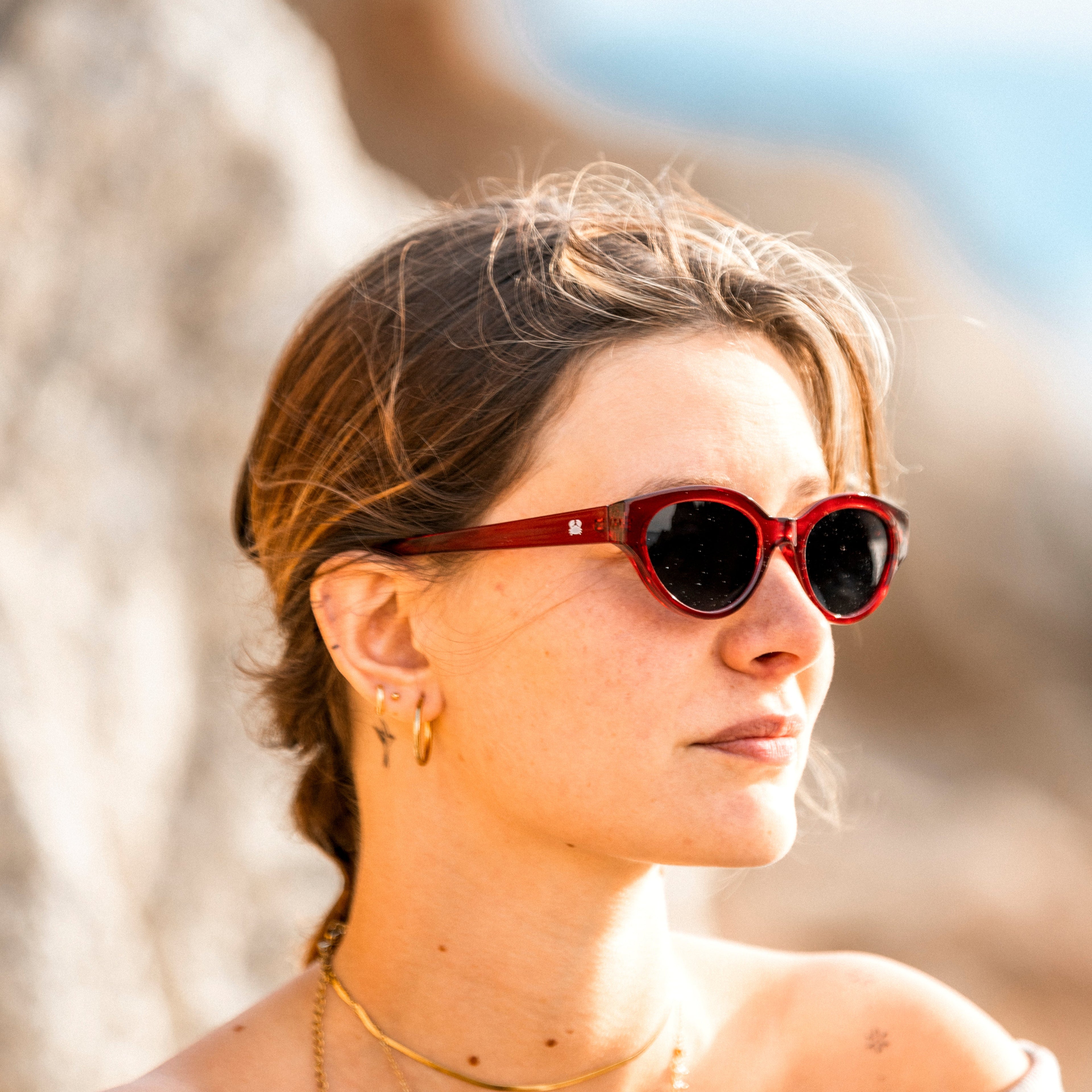 Sustainable Eco-friendly sunglasses EUDOLA MODEL Oceanides Eyewear