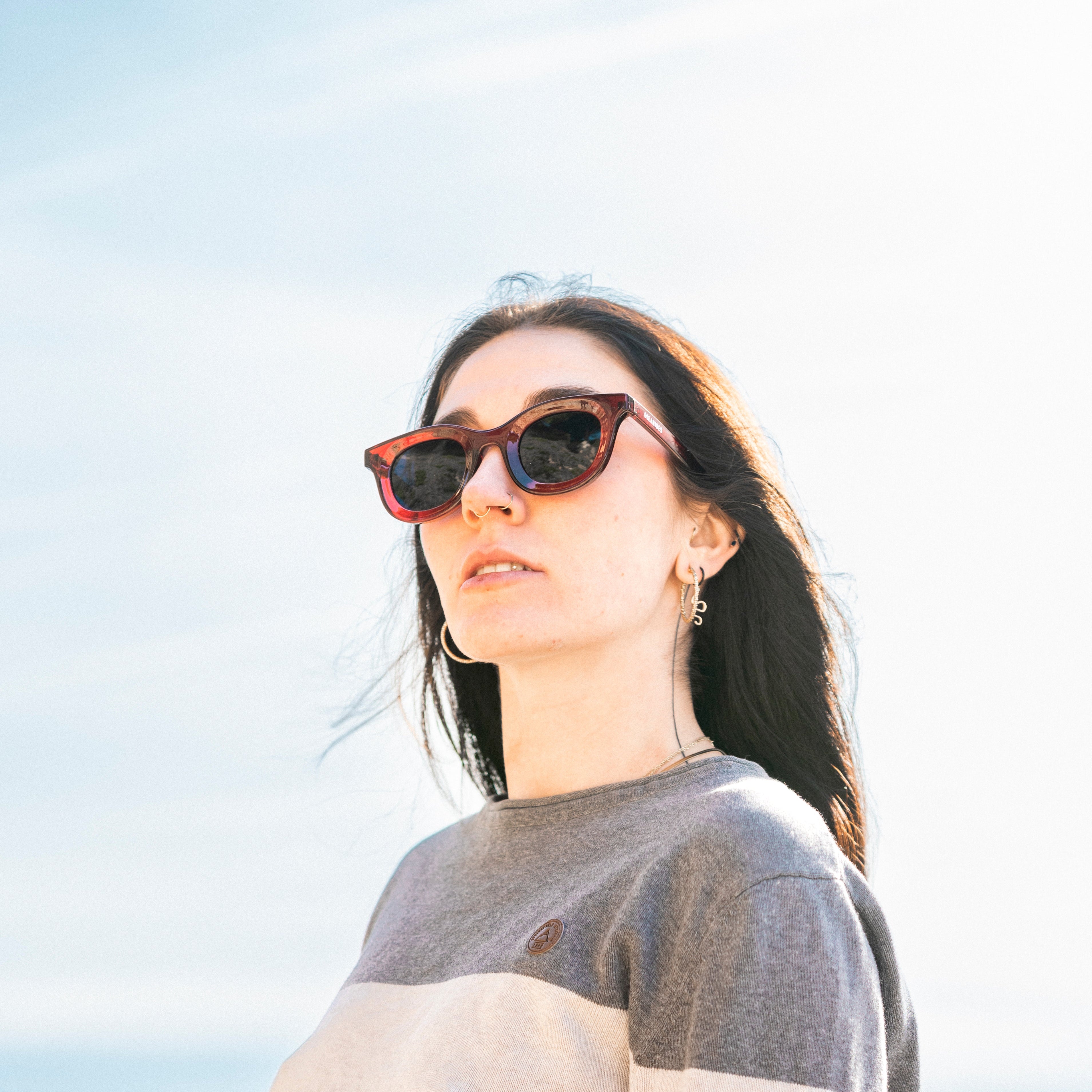 Sustainable Eco-friendly Sunglasses LIBIA MODEL Oceanides Eyewear