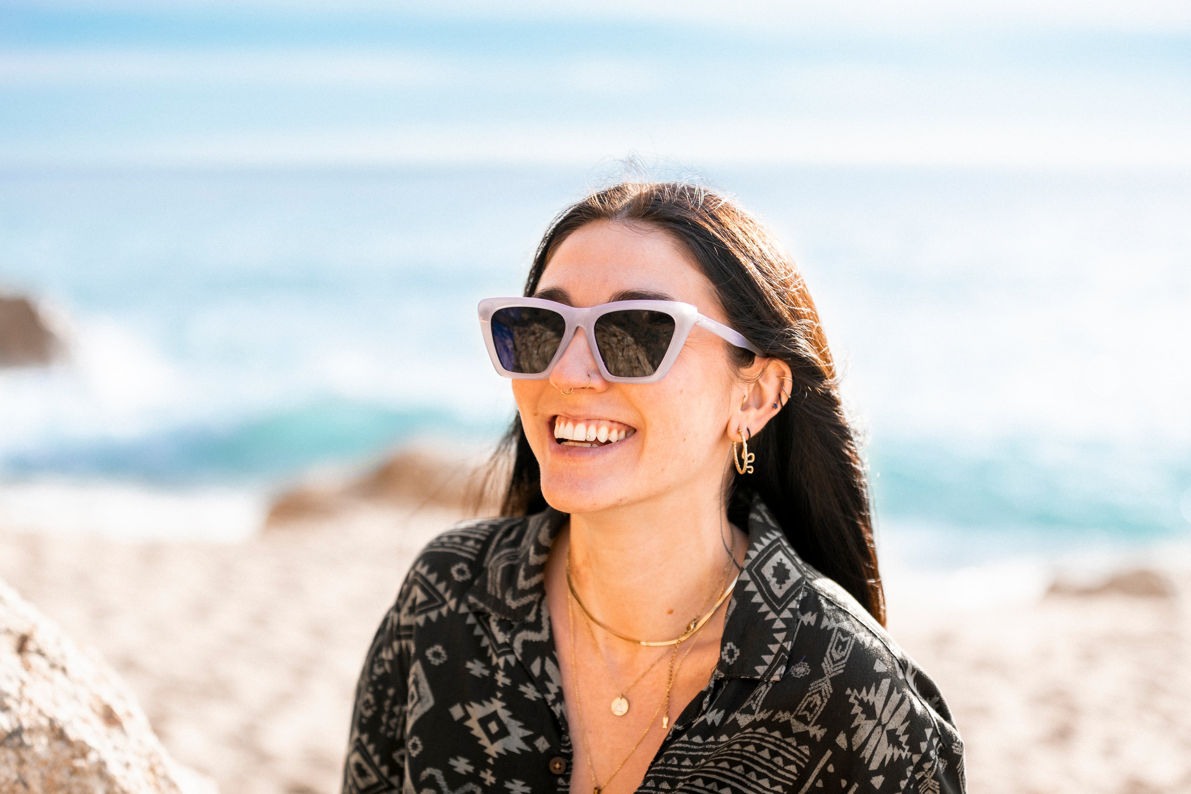 Sustainable Eco-friendly sunglasses PERSE MODEL Oceanides Eyewear