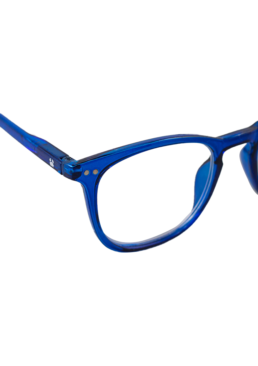Eco-friendly Reading Glasses EUROPA CRYSTAL DARK BLUE MODEL Oceanides Eyewear