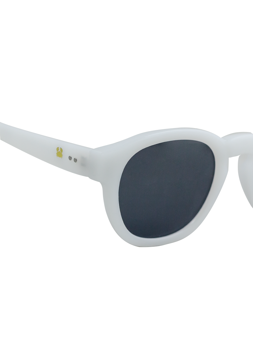 Eco-friendly Sunglasses ATLAS WHITE Model Oceanides Eyewear
