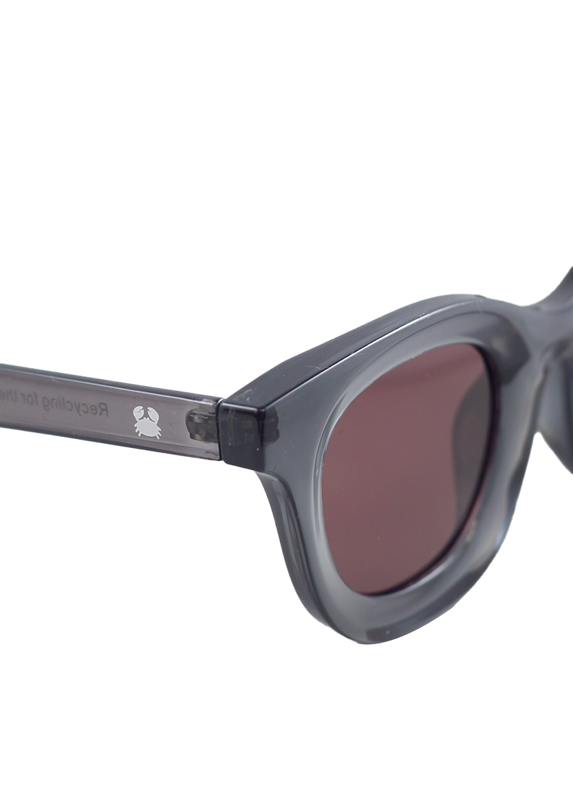 Eco-friendly Sunglasses LIBIA CRYSTAL GRAY MODEL Oceanides Eyewear