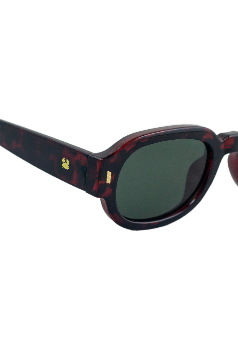 Eco-friendly Sunglasses MELIBEA HAVANA Model Oceanides Eyewear