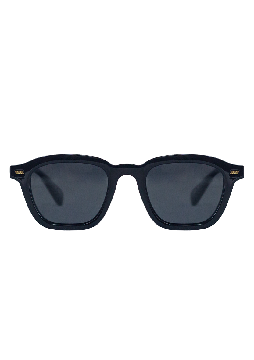 Eco-friendly Sunglasses NEDA SHINY BLACK Model Oceanides Eyewear