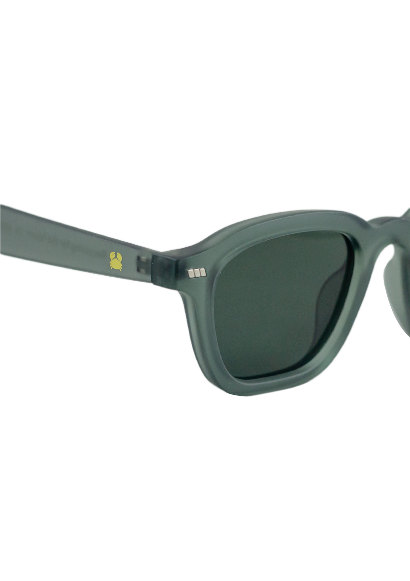 Eco-friendly Sunglasses NEDA LOW GREEN Model Oceanides Eyewear