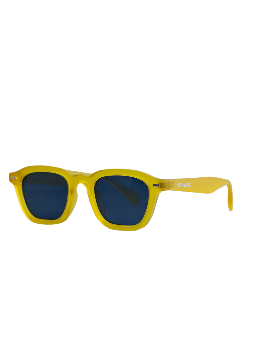 Eco-friendly Sunglasses NEDA YELLOW FROSTED Model Oceanides Eyewear