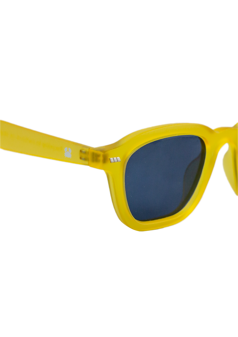 Eco-friendly Sunglasses NEDA YELLOW FROSTED Model Oceanides Eyewear
