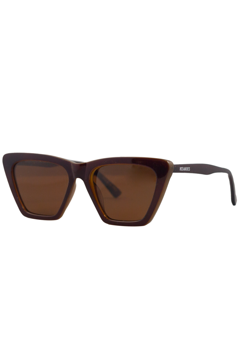 Eco-friendly Sunglasses PERSE DOBLE BROWN MODEL Oceanides Eyewear
