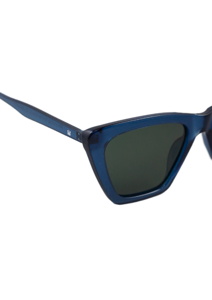 Eco-friendly Sunglasses PERSE CRYSTAL DARK BLUE MODEL Oceanides Eyewear