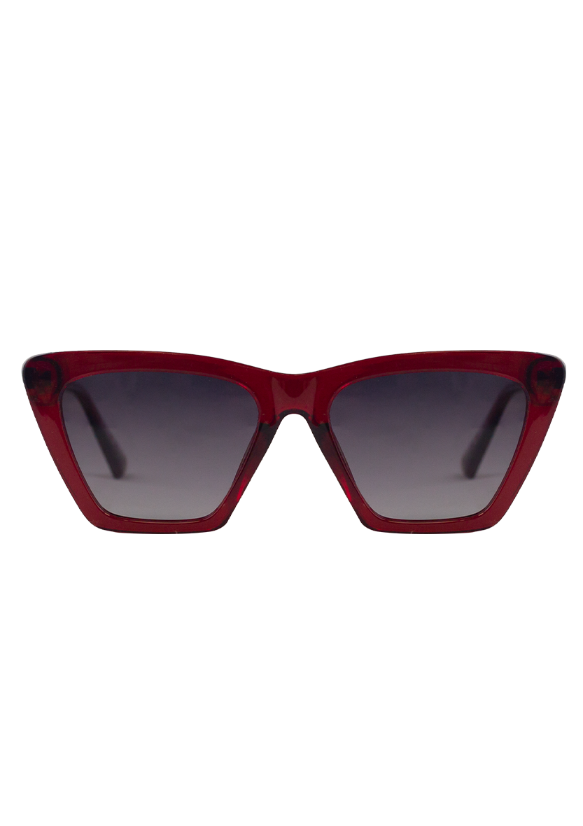 Eco-friendly Sunglasses PERSE CRYSTAL RED MODEL Oceanides Eyewear