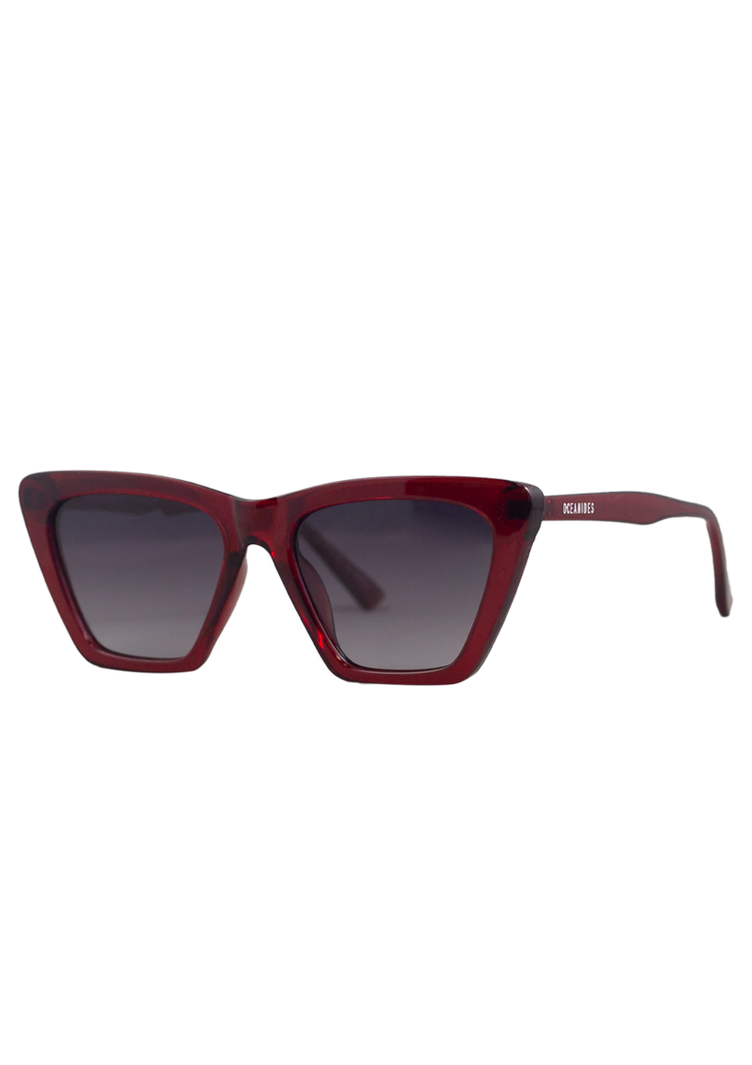 Eco-friendly Sunglasses PERSE CRYSTAL RED MODEL Oceanides Eyewear