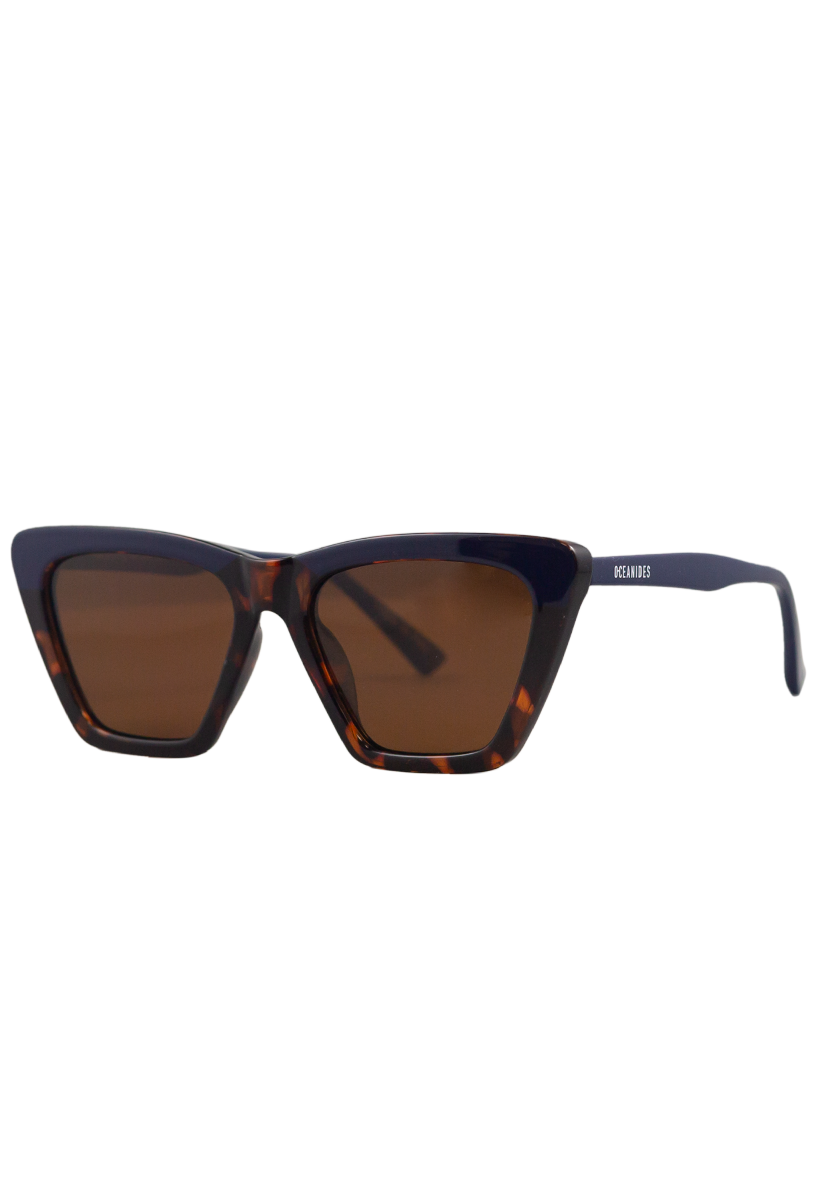 Eco-friendly Sunglasses PERSE TORTOISE DARK BLUE MODEL Oceanides Eyewear