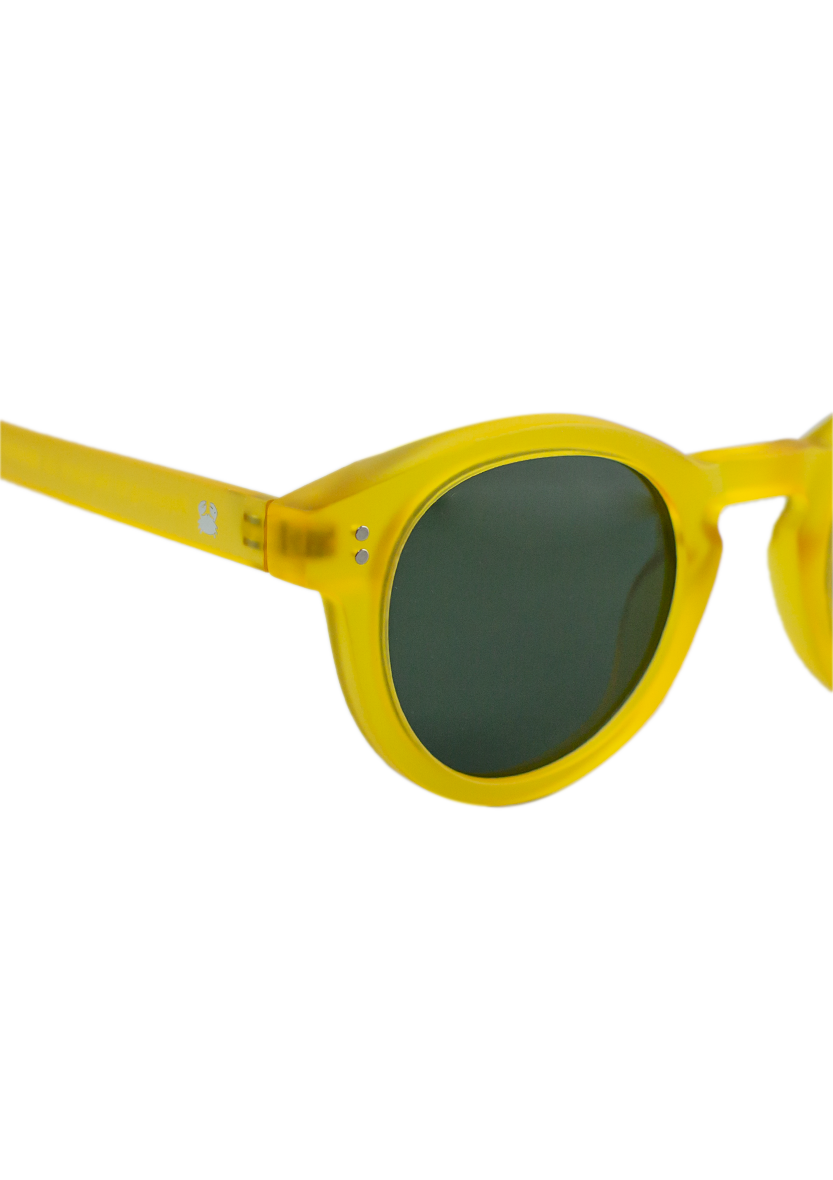 Eco-friendly Sunglasses RODEA YELLOW FROSTED Model Oceanides Eyewear