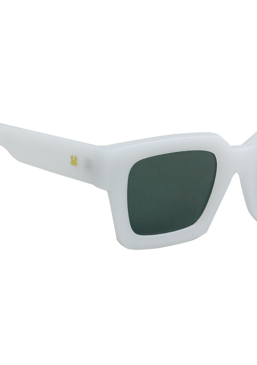 Eco-friendly Sunglasses TEA LOW WHITE Model Oceanides Eyewear