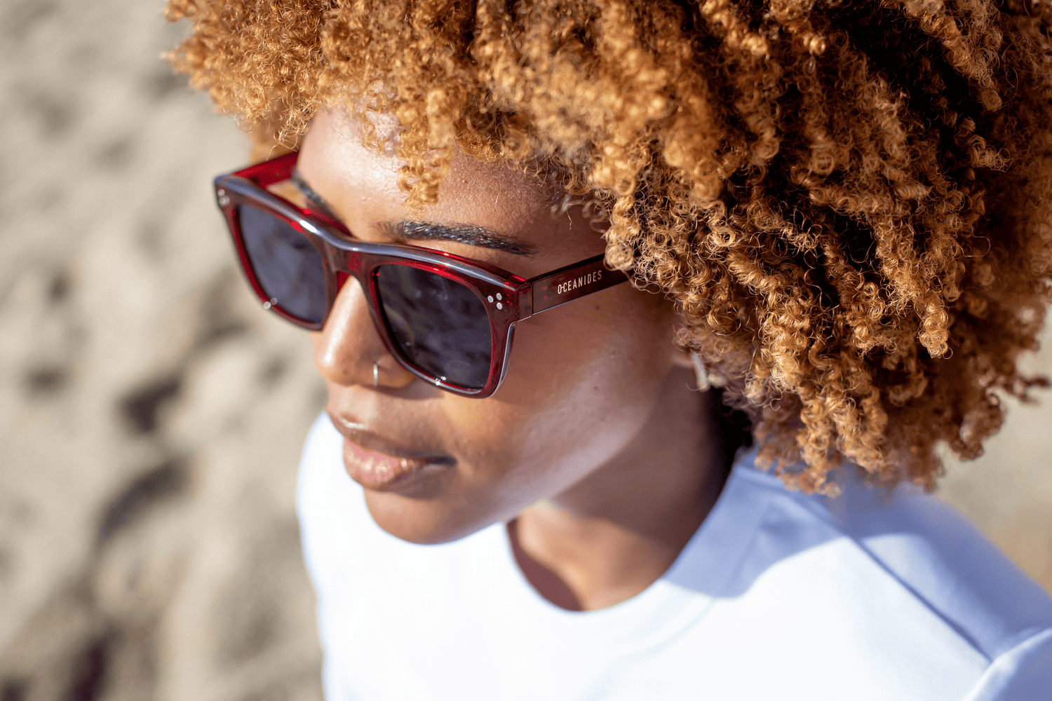 Sustainable Eco-friendly sunglasses PERSE MODEL Oceanides Eyewear