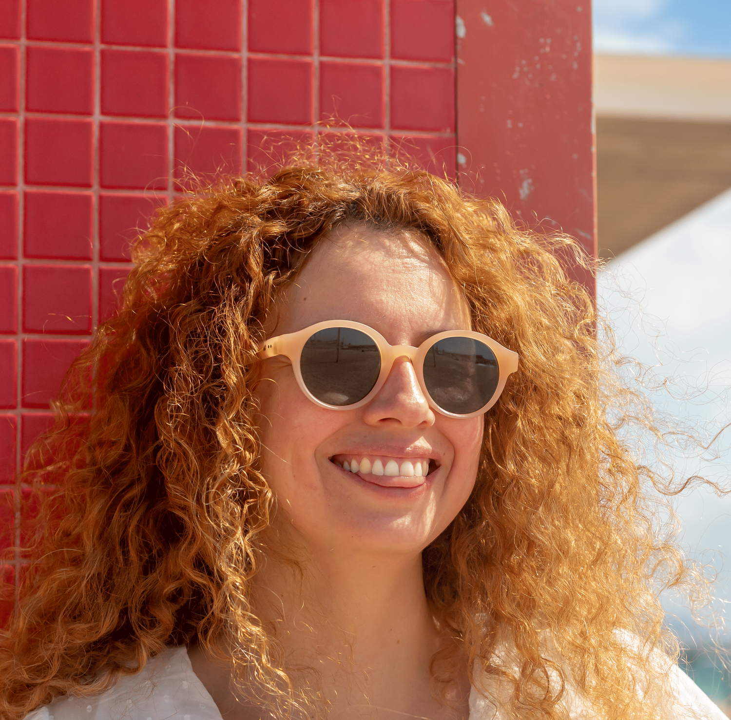 Sustainable Eco-friendly Sunglasses made of recycled plastics EUDOLA MODEL Oceanides Eyewear
