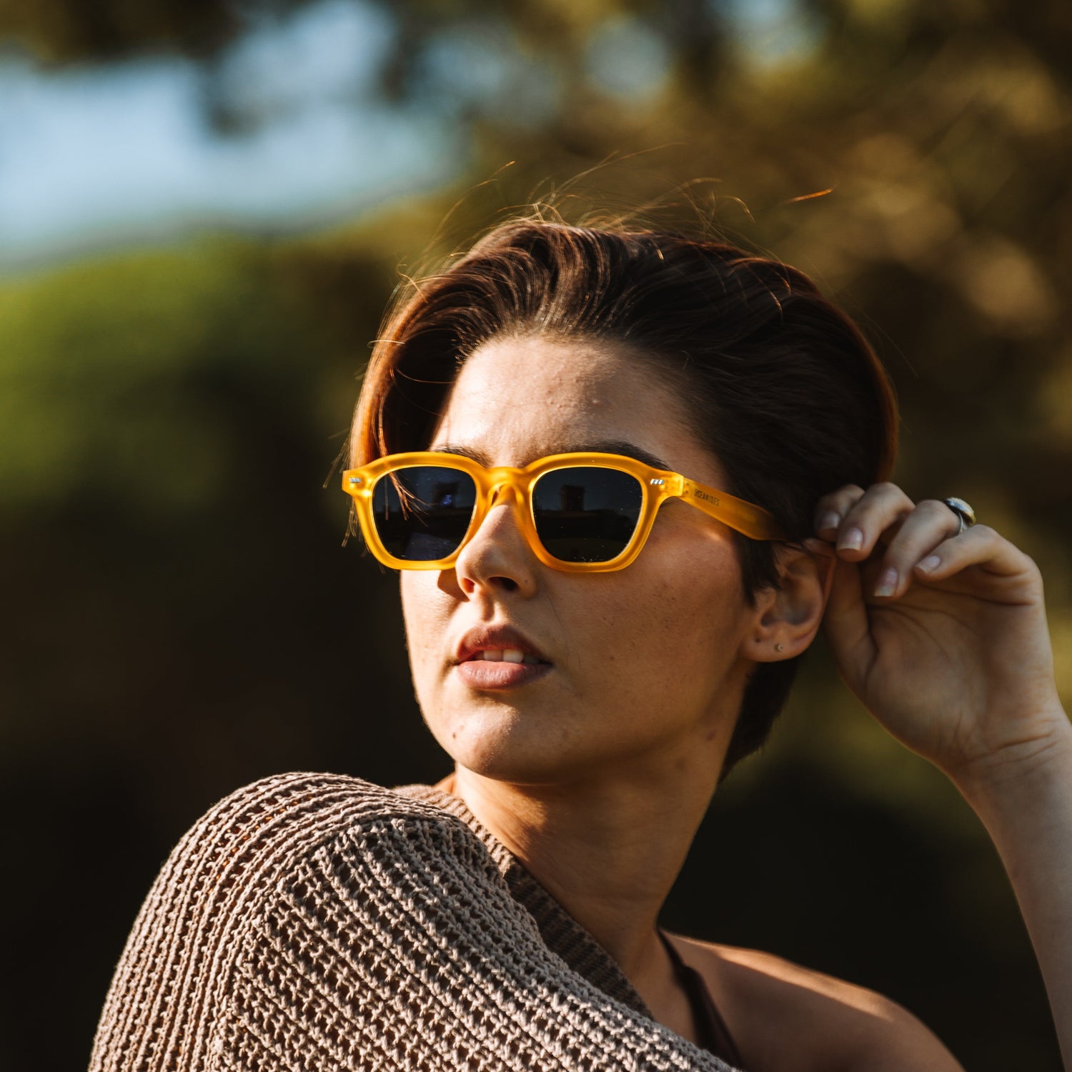 Sustainable Eco-friendly Sunglasses NEDA MODEL Oceanides Eyewear