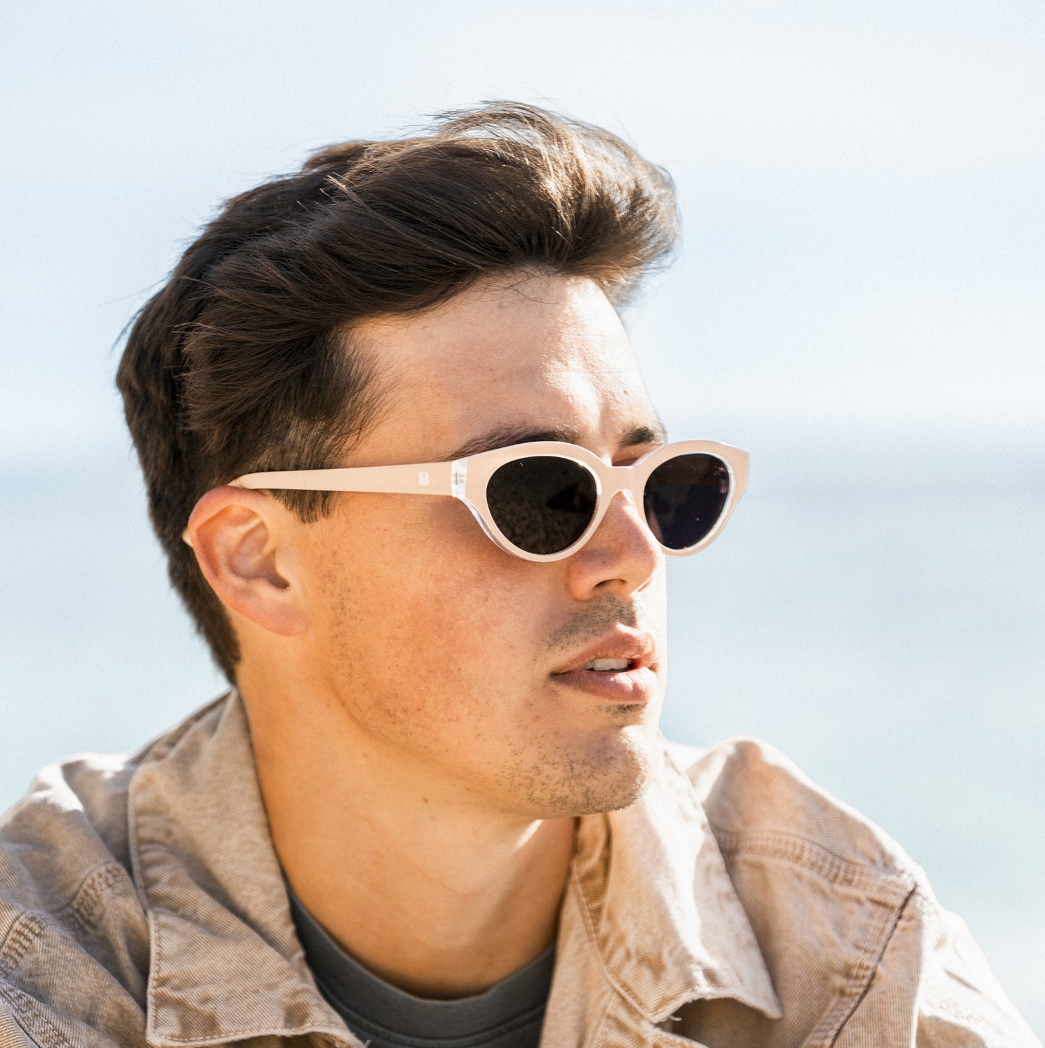 Sustainable Eco-friendly Sunglasses made of recycled plastics EUDOLA MODEL Oceanides Eyewear
