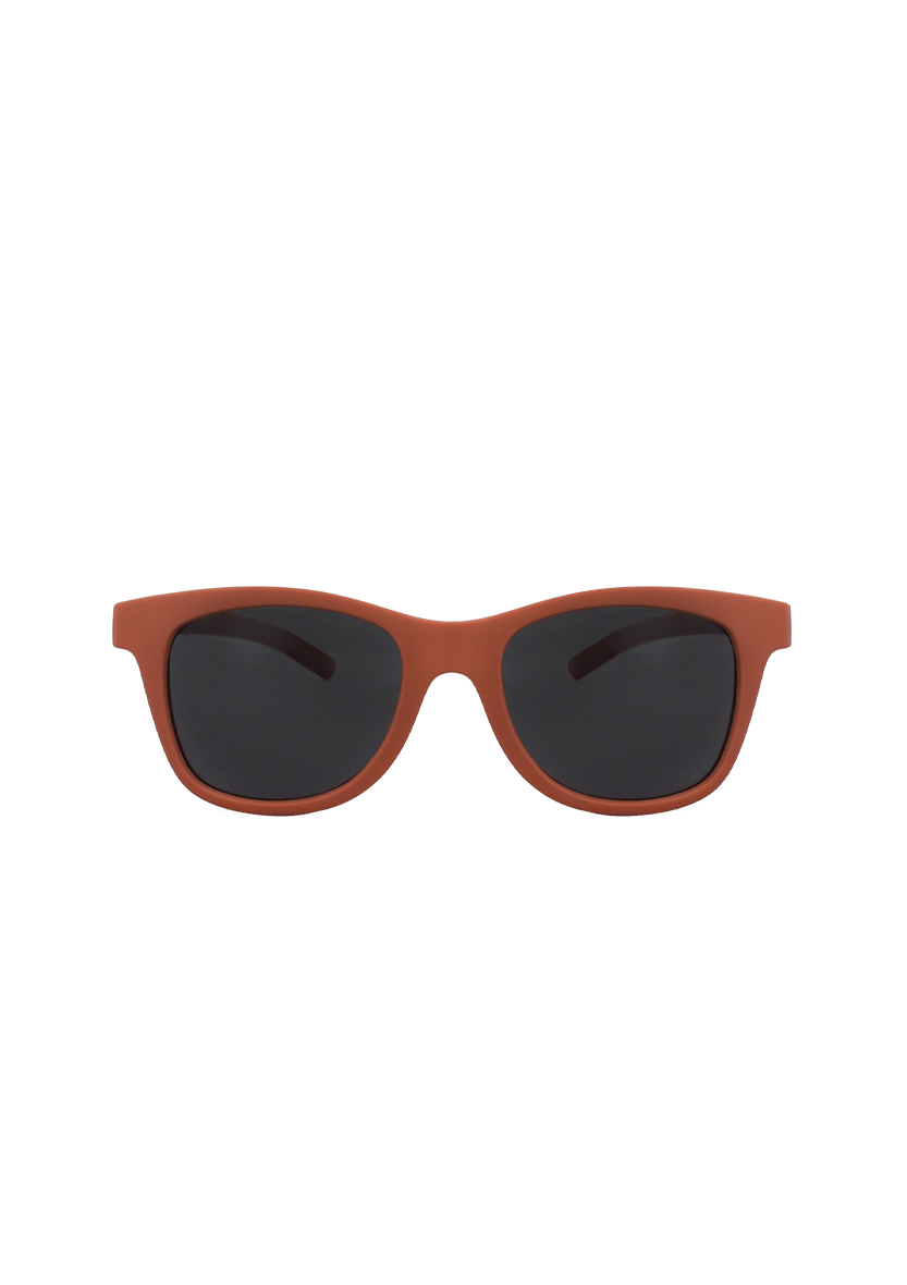 Kids sunglasses sustainable POLIXO MATTE ORANGE MODEL Oceanides Eyewear