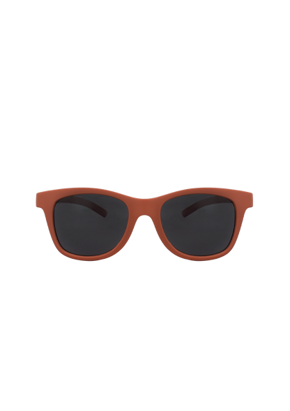 Kids sunglasses sustainable POLIXO MATTE ORANGE MODEL Oceanides Eyewear