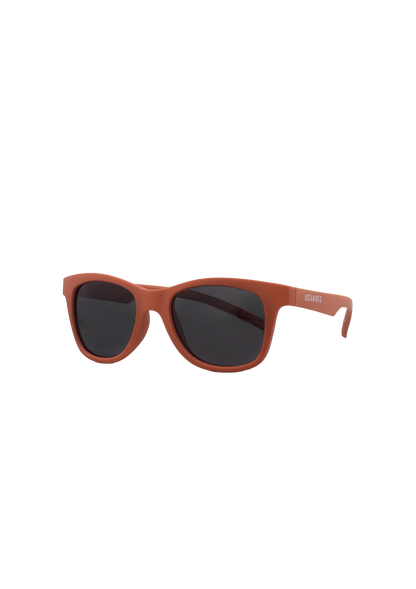 Kids sunglasses sustainable POLIXO MATTE ORANGE MODEL Oceanides Eyewear