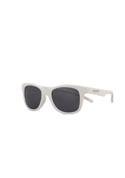 Kids sunglasses sustainable POLIXO SHINY WHITE MODEL Oceanides Eyewear