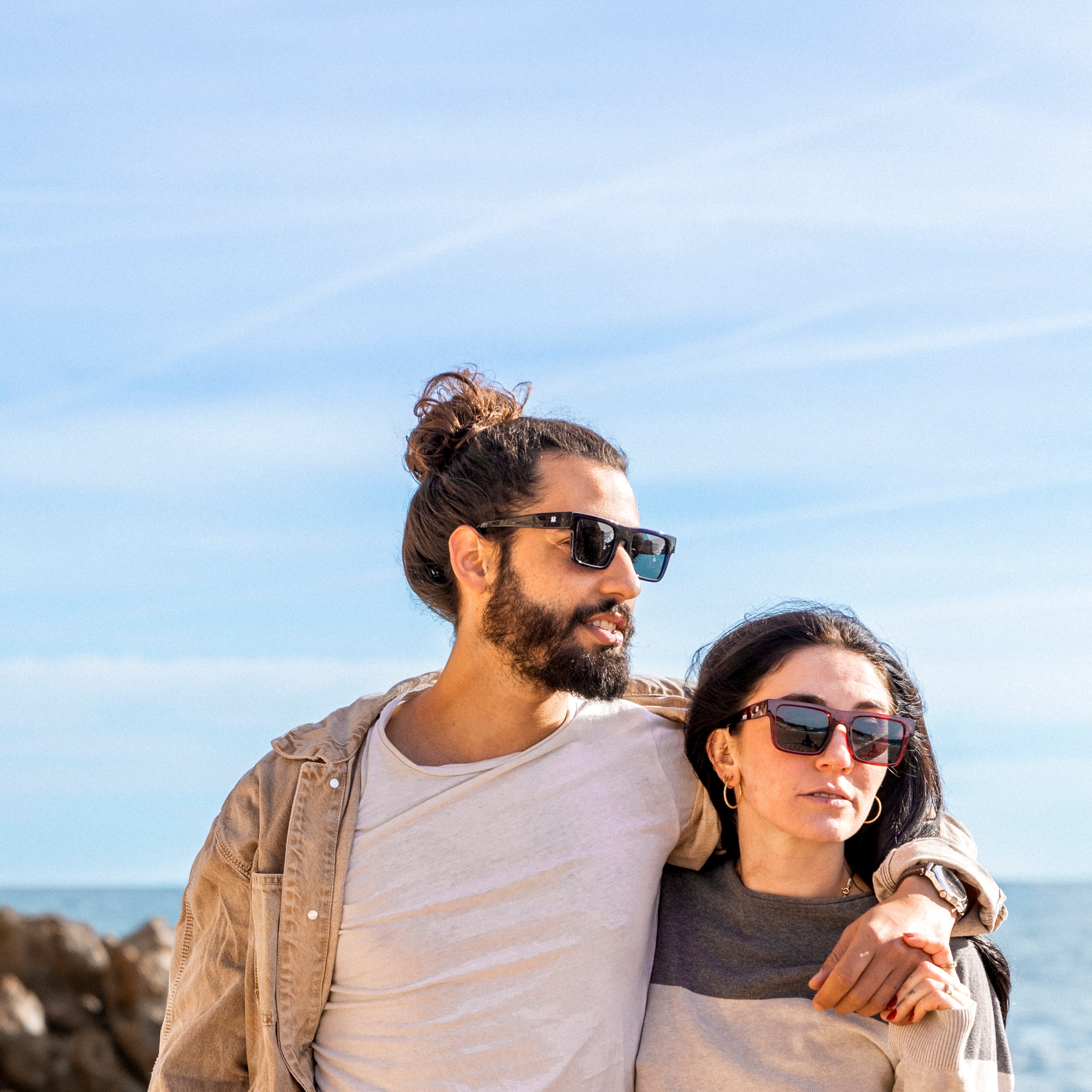 Sustainable Eco-friendly sunglasses URANIA MODEL Oceanides Eyewear