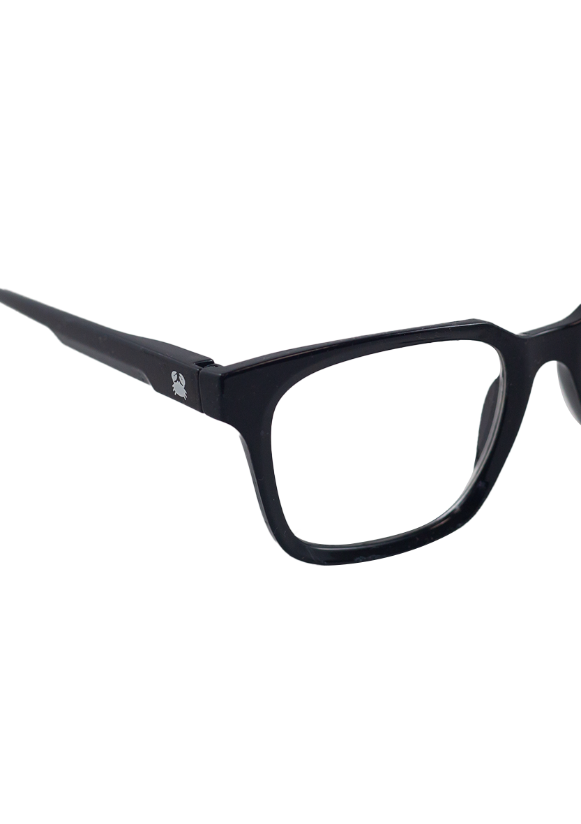 Eco-friendly Reading Glasses ASIA SHINY BLACK MODEL Oceanides Eyewear