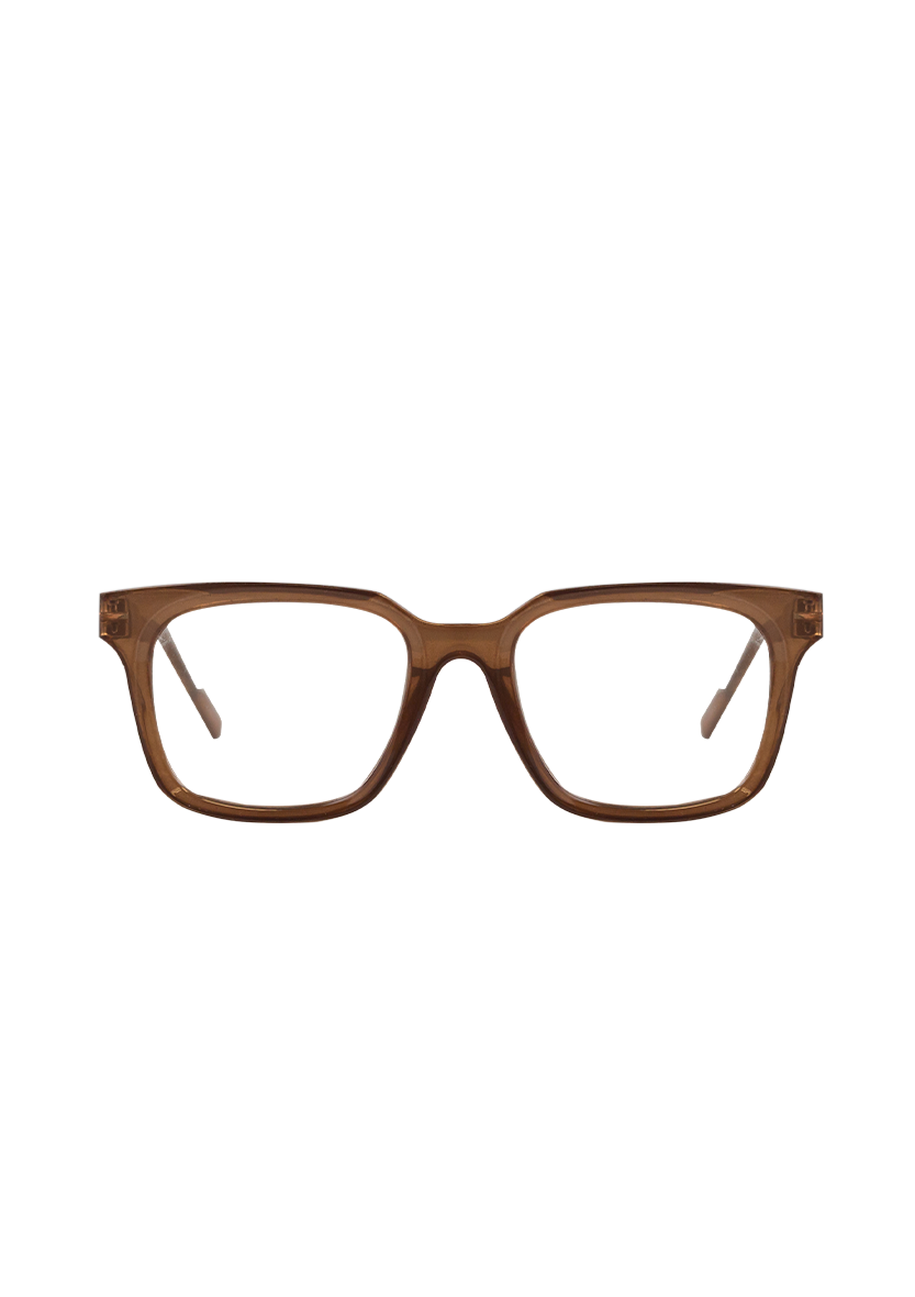 Eco-Friendly Reading Glasses ASIA LOW BROWN MODEL Oceanides Eyewear
