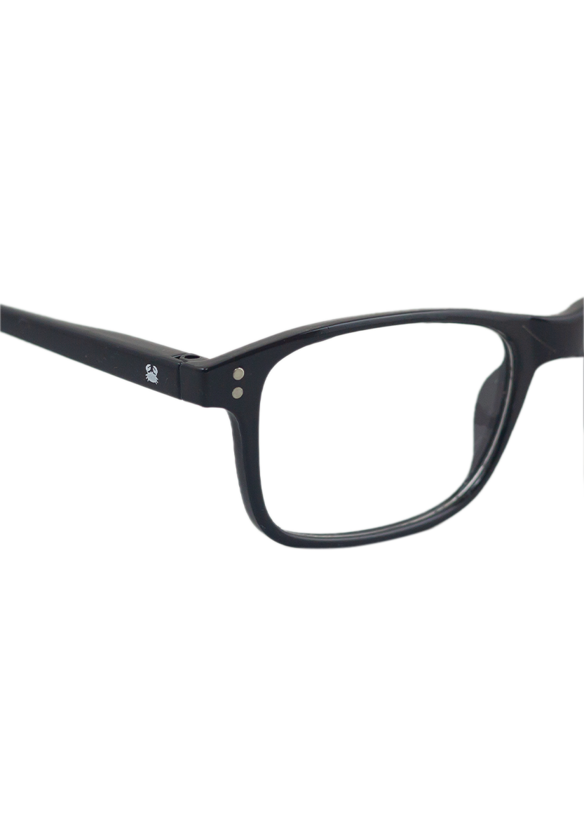 Eco-friendly Reading glasses CALIPSO SHINY BLACK MODEL Oceanides Eyewear