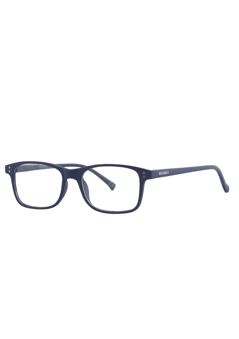Eco-friendly Reading glasses CALIPSO MATTE DARK BLUE MODEL Oceanides Eyewear
