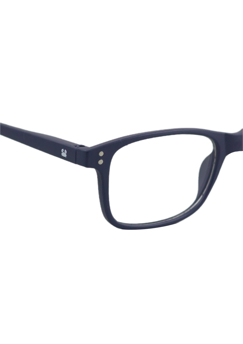 Eco-friendly Reading glasses CALIPSO MATTE DARK BLUE MODEL Oceanides Eyewear