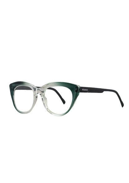 Eco-friendly Reading glasses DORIS GRADUAL GREEN MODEL Oceanides Eyewear