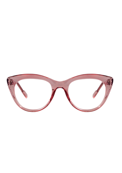 Eco-friendly Reading glasses DORIS CRYSTAL PINK MODEL Oceanides Eyewear