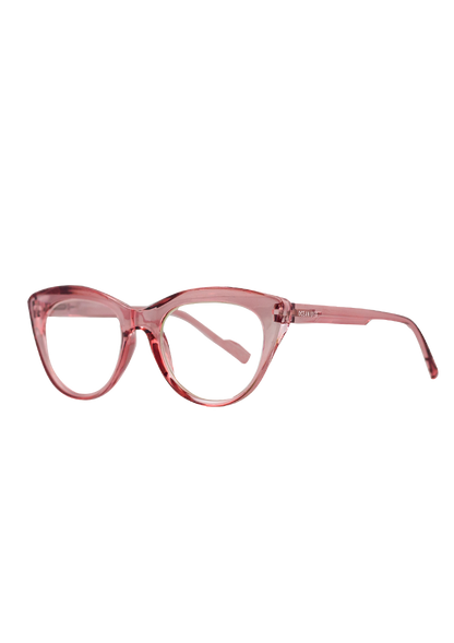 Eco-friendly Reading glasses DORIS CRYSTAL PINK MODEL Oceanides Eyewear