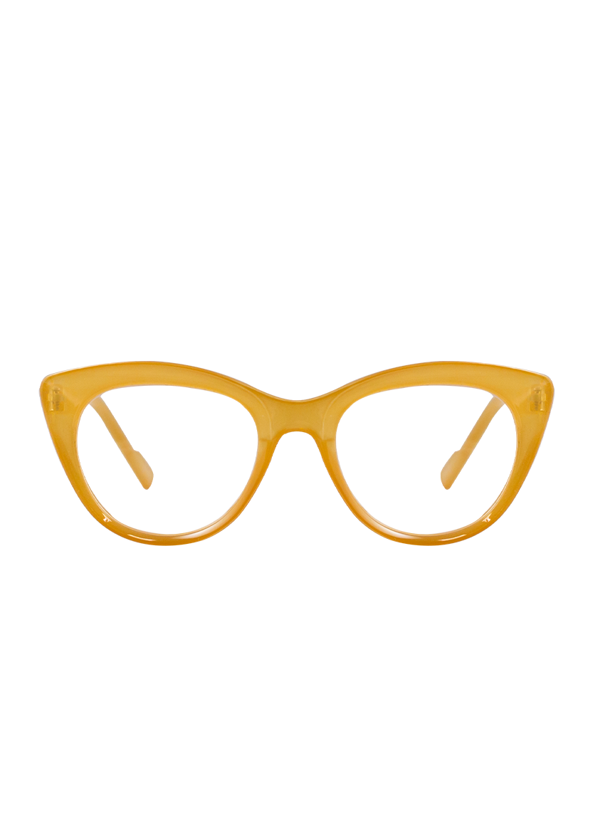 Eco-friendly Reading glasses DORIS CRYSTAL YELLOW MODEL Oceanides Eyewear
