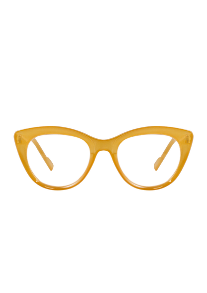 Eco-friendly Reading glasses DORIS CRYSTAL YELLOW MODEL Oceanides Eyewear
