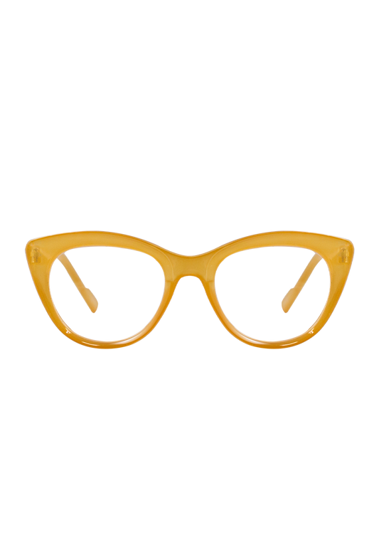 Eco-friendly Reading glasses DORIS CRYSTAL YELLOW MODEL Oceanides Eyewear