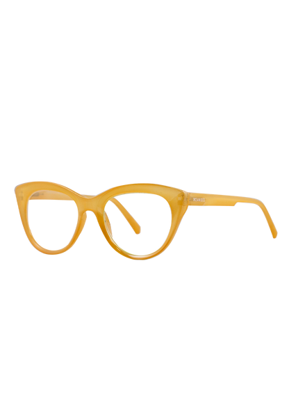 Eco-friendly Reading glasses DORIS CRYSTAL YELLOW MODEL Oceanides Eyewear