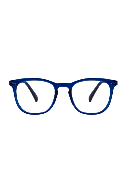Eco-friendly Reading Glasses EUROPA CRYSTAL DARK BLUE MODEL Oceanides Eyewear