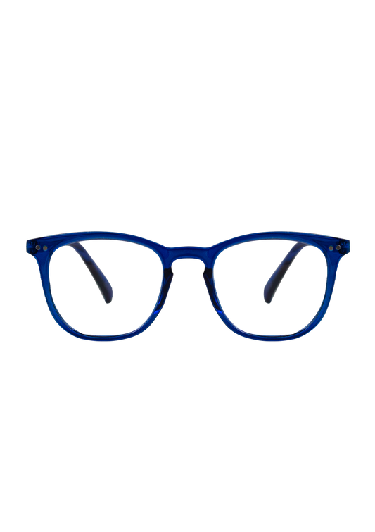 Eco-friendly Reading Glasses EUROPA CRYSTAL DARK BLUE MODEL Oceanides Eyewear