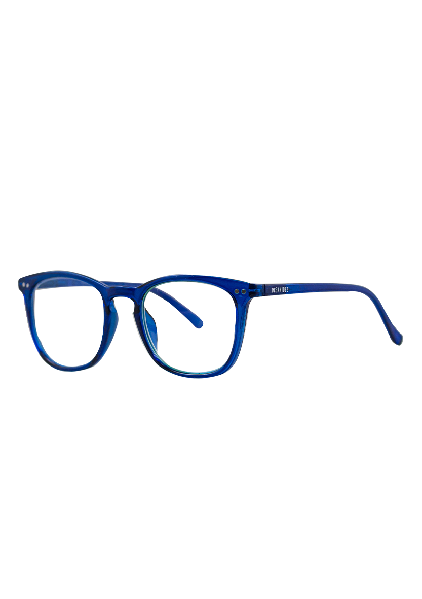 Eco-friendly Reading Glasses EUROPA CRYSTAL DARK BLUE MODEL Oceanides Eyewear