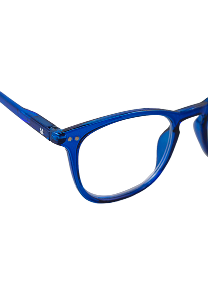 Eco-friendly Reading Glasses EUROPA CRYSTAL DARK BLUE MODEL Oceanides Eyewear