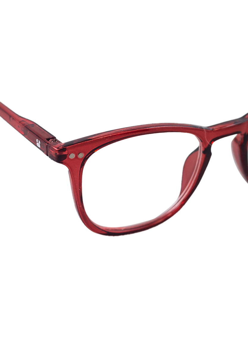 Eco-friendly Reading glasses EUROPA CRYSTAL RED MODEL Oceanides Eyewear