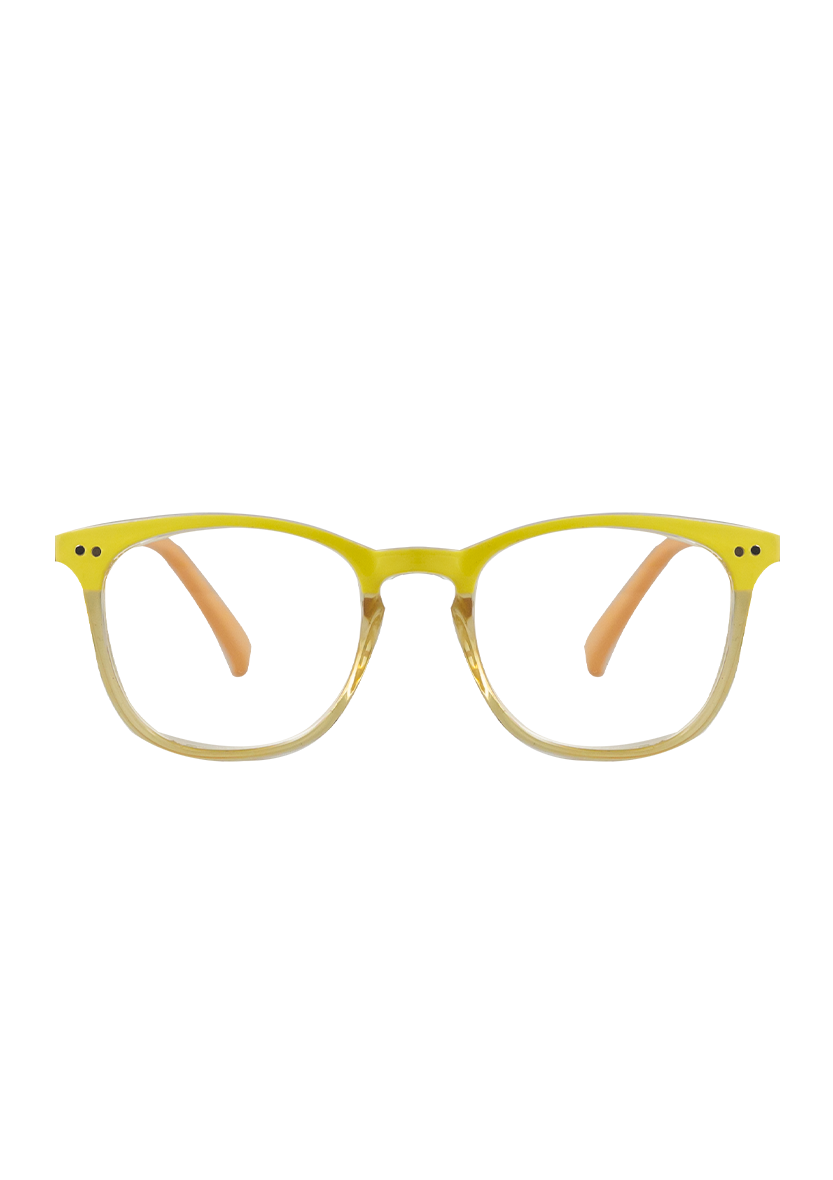 Eco-friendly Reading glasses EUROPA MIX YELLOW MODEL Oceanides Eyewear