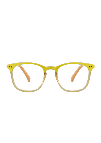 Eco-friendly Reading glasses EUROPA MIX YELLOW MODEL Oceanides Eyewear