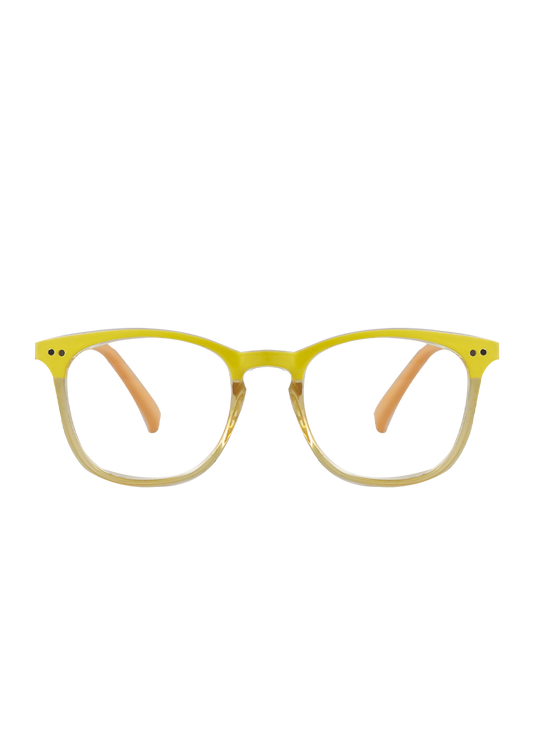 Eco-friendly Reading glasses EUROPA MIX YELLOW MODEL Oceanides Eyewear