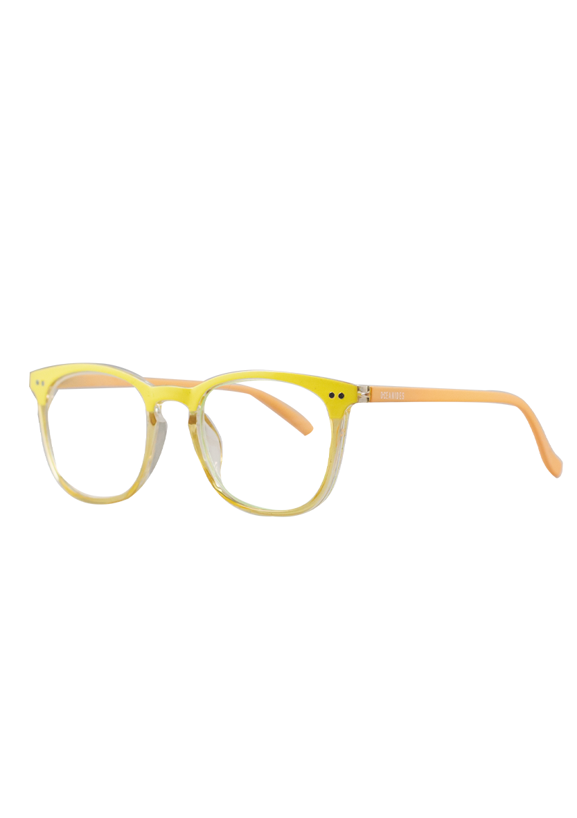 Eco-friendly Reading glasses EUROPA MIX YELLOW MODEL Oceanides Eyewear