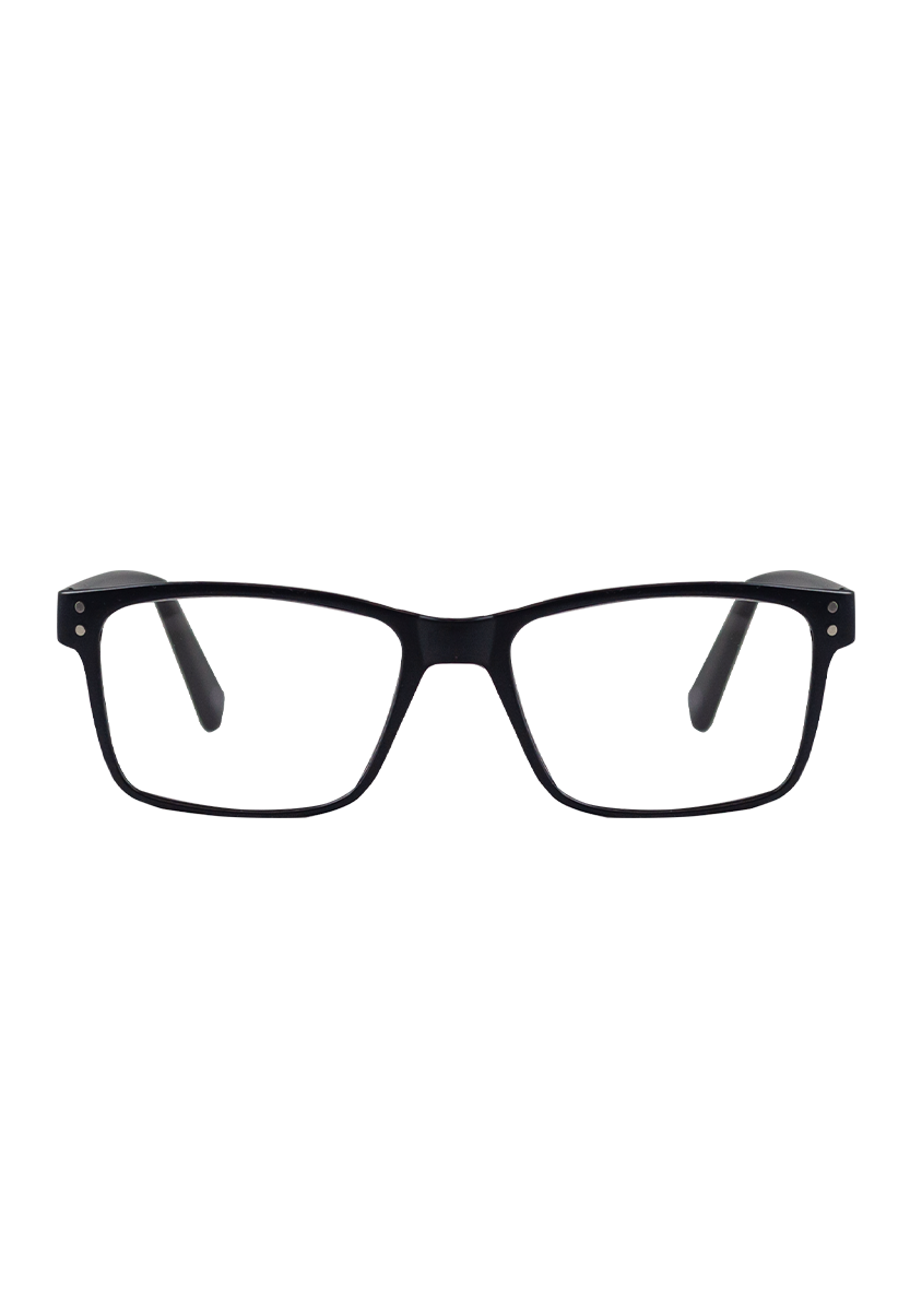 Eco-friendly Reading glasses HIPO MATTE BLACK MODEL Oceanides Eyewear 