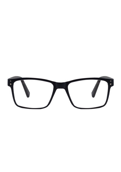 Eco-friendly Reading glasses HIPO MATTE BLACK MODEL Oceanides Eyewear 